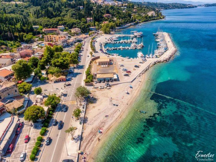 Corfu Bay Sea View Apartments 100M From The Beach Бенитсес Экстерьер фото